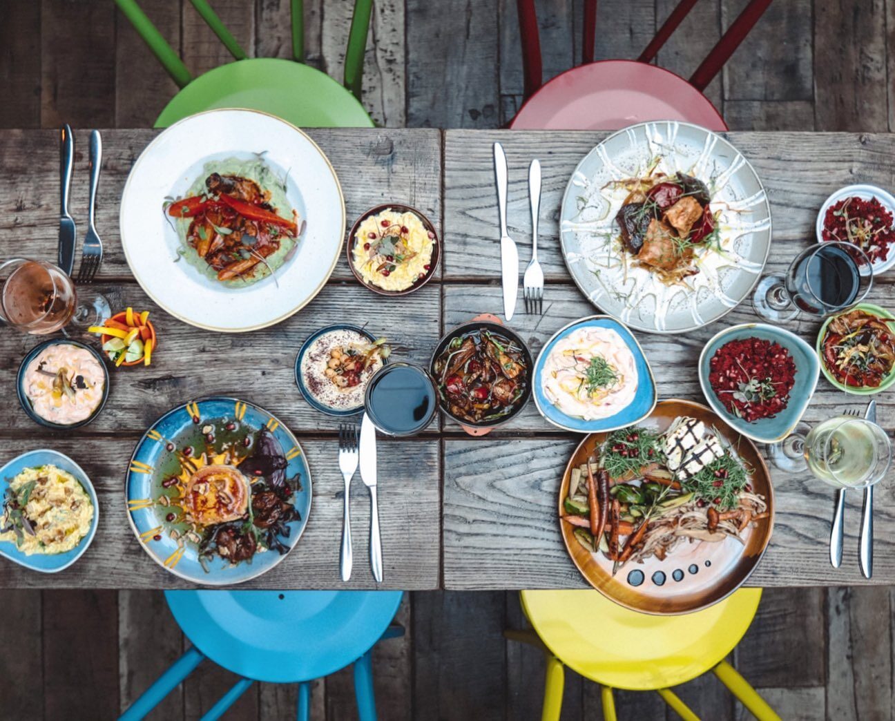 Lunch dishes served at Laz Camden, a popular restaurant Camden known for authentic Turkish cuisine
